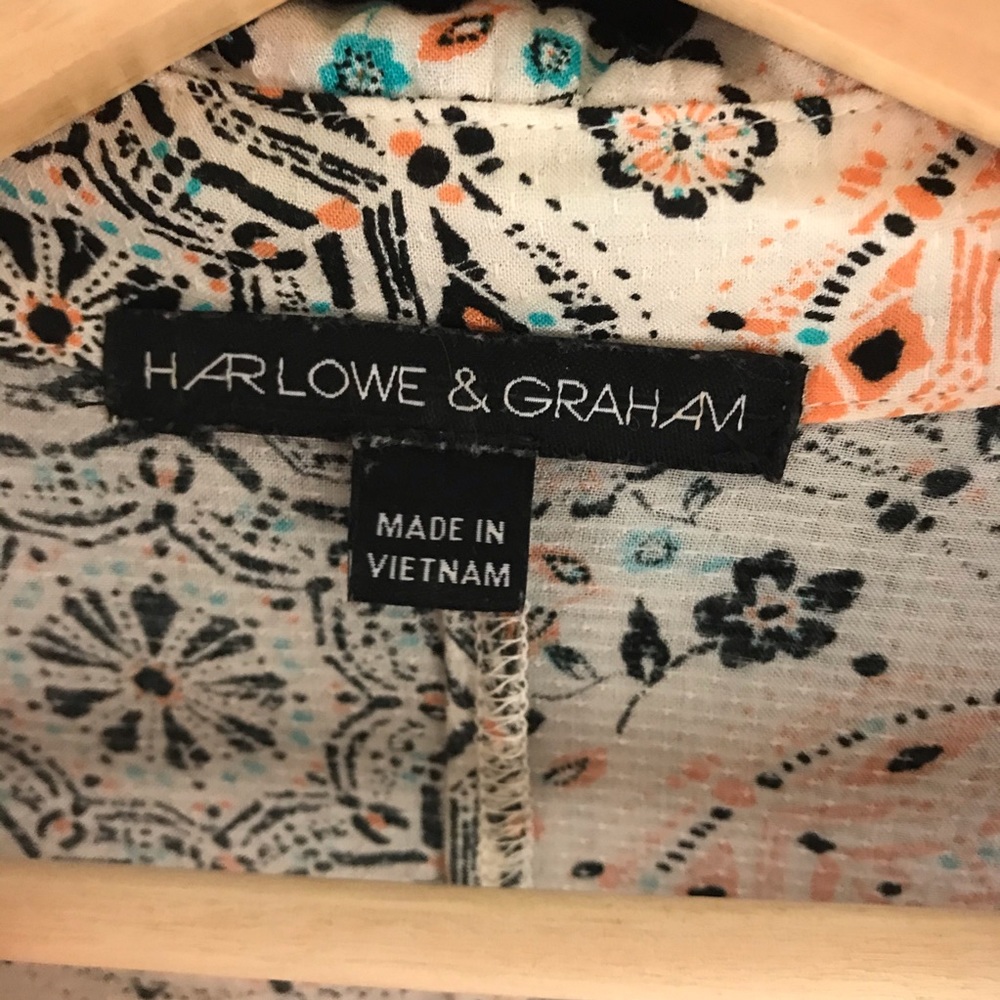 Harlow graham tie front blouse - Picture 4 of 5